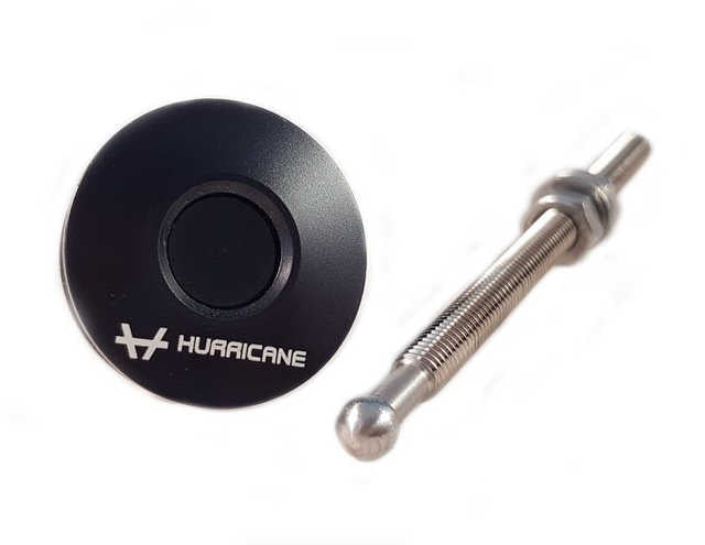 hurricane - push-clips latch 31.5mm black