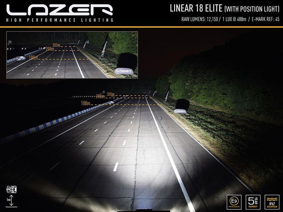 Lazer Lamps Linear-18 Elite With Position Light - Motorsport Supplies