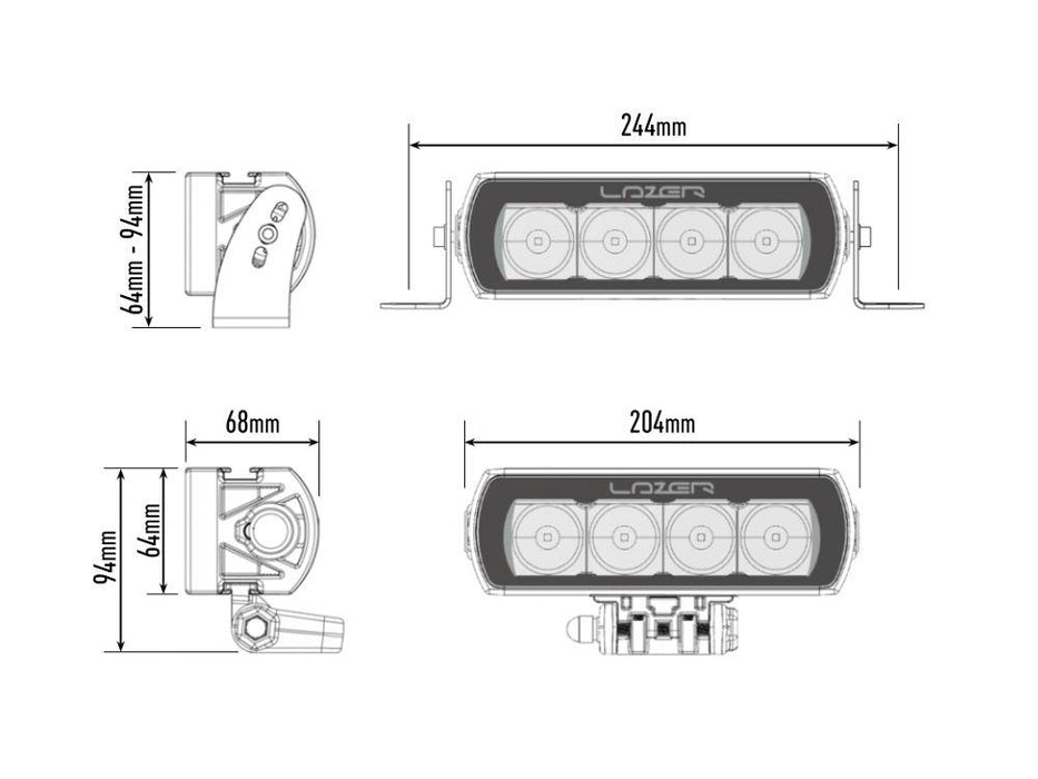 Lazer Lamps ST4 Evolution - Motorsport Supplies