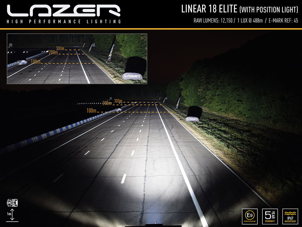 Lazer Lamps Linear-18 Elite With Position Light