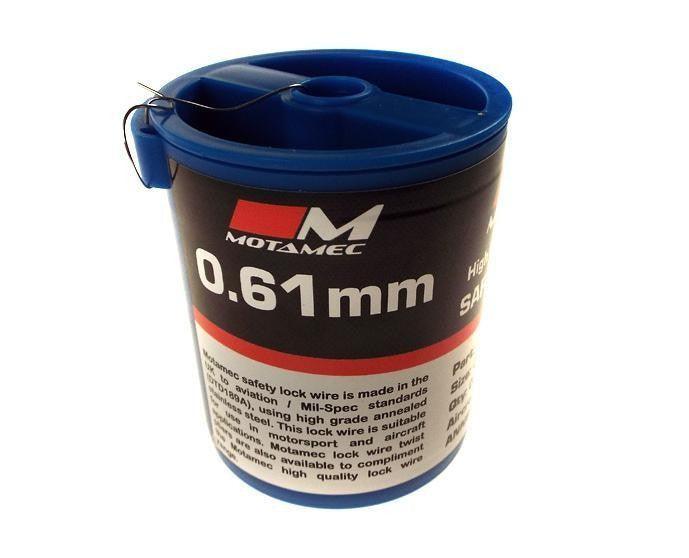 motorsport 0.61mm aircraft spec dtd189 stainless steel safety lock wire
