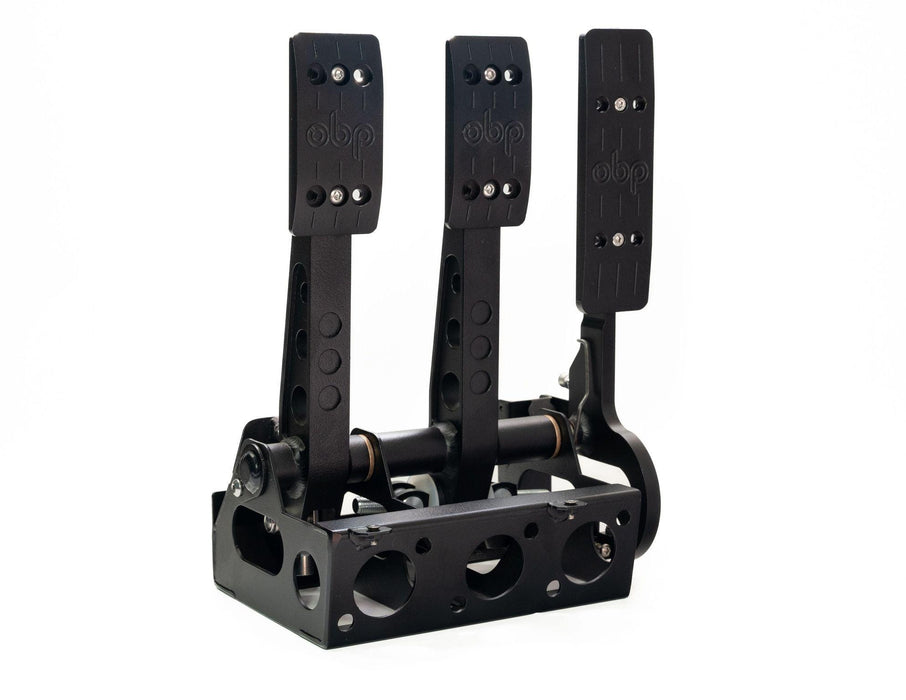 OBP Pro-Race V2 Floor Mounted Cockpit Fit 3 Pedal System - Motorsport Supplies