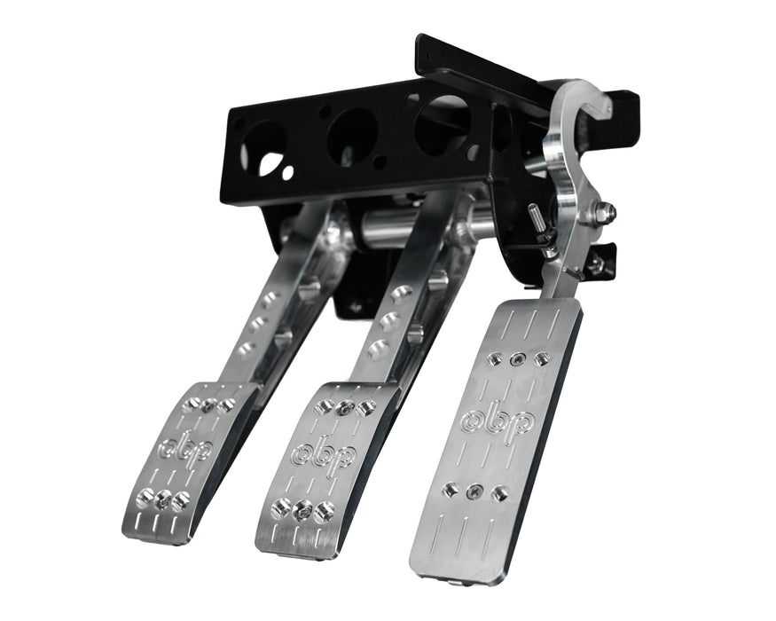 OBP Pro-Race V2 Top Mount/Underslung Cockpit Fit 3 Pedal System - Motorsport Supplies