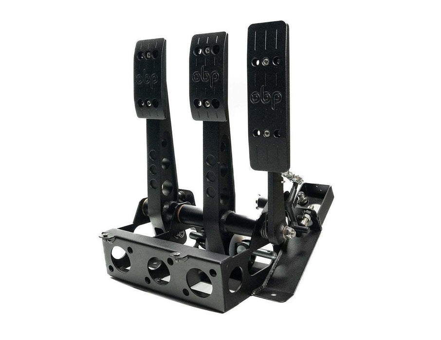 OBP Track-Pro V2 Floor Mount Cockpit Fit 3 Pedal System - Motorsport Supplies