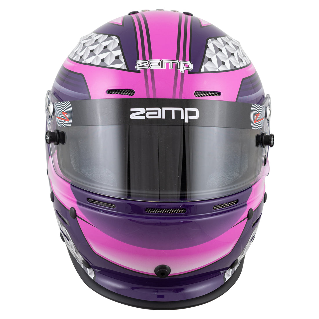 zamp rz 62 helmet pink / purple