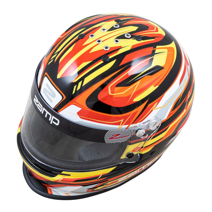 Zamp RZ 42 Youth Helmet Black / Red - Motorsport Supplies