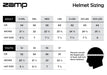 zamp rz 42 youth helmet green / silver