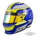 zamp rz 62 helmet blue / yellow