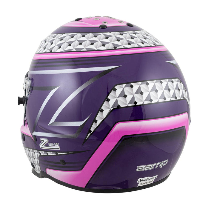 zamp rz 62 helmet pink / purple