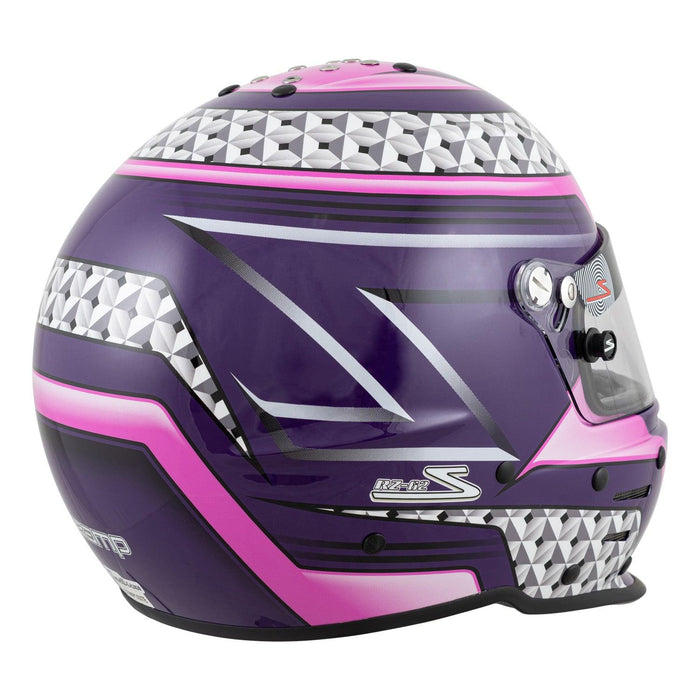 zamp rz 62 helmet pink / purple