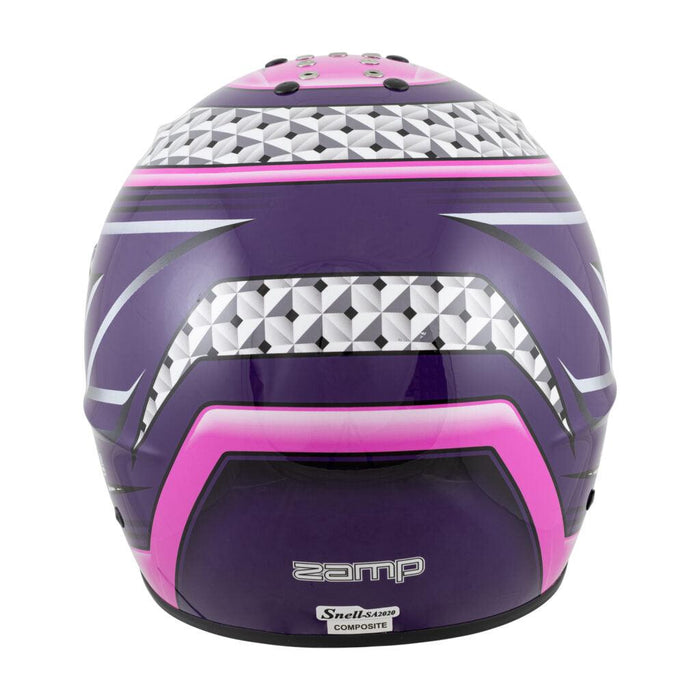 zamp rz 62 helmet pink / purple