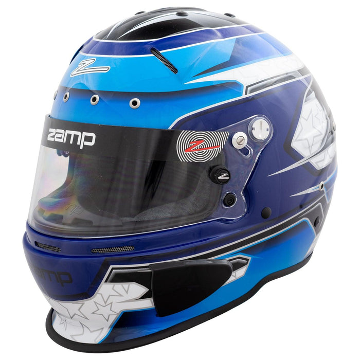 zamp rz 70e switch blue / light blue helmet