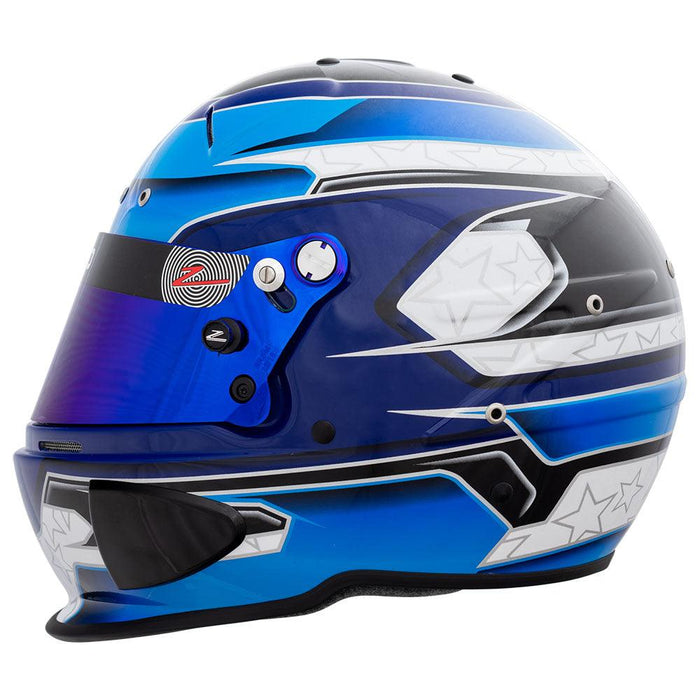 zamp rz 70e switch blue / light blue helmet