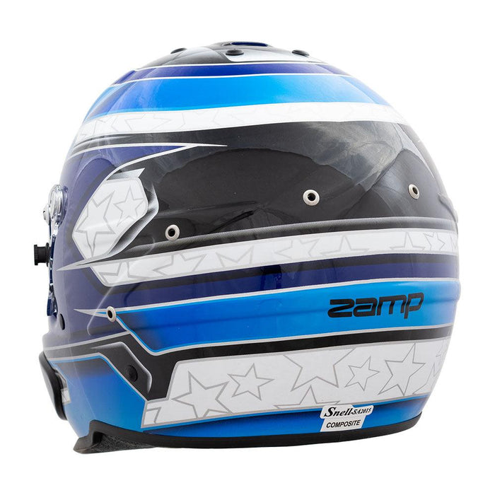 zamp rz 70e switch blue / light blue helmet