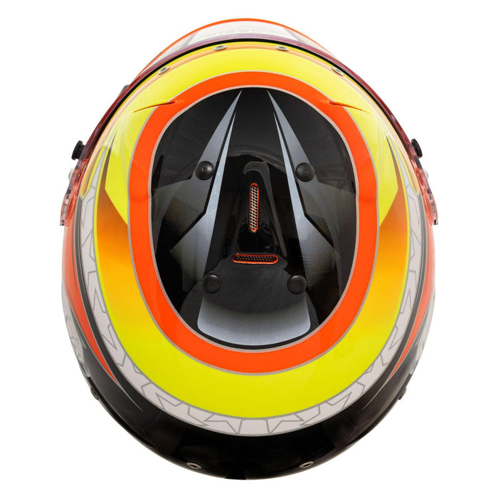 zamp rz 70e switch orange / yellow helmet